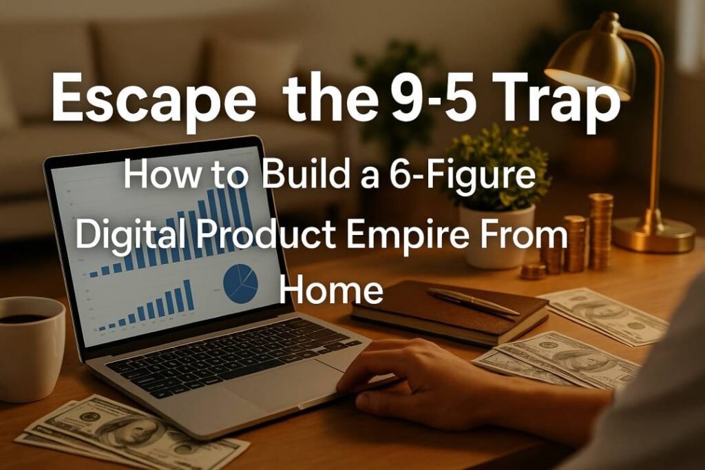 Escape the 9-5 Trap How to Build a 6-Figure Digital Product Empire From Home