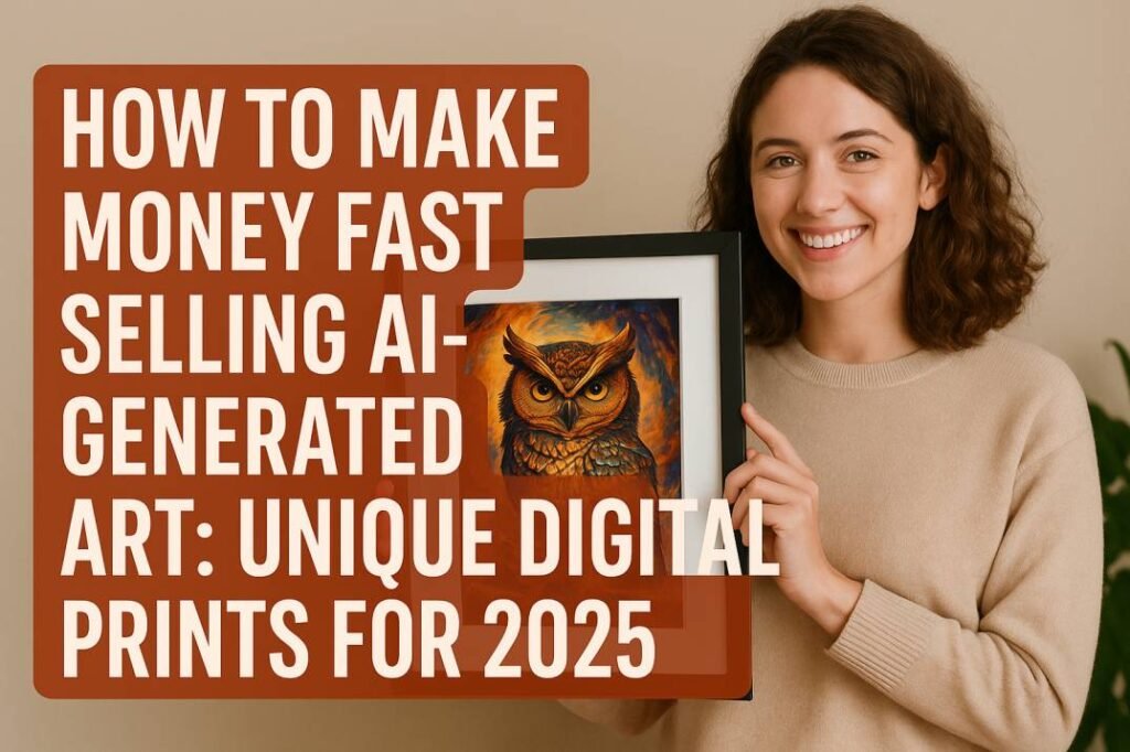 How to Make Money Fast Selling AI-Generated Art and Designs in 2025