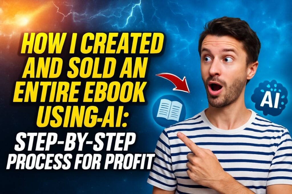 How to Make a Book with AI: How I Created and Sold an Entire Ebook Using AI Step-by-Step for Profit